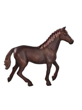 Schleich English Thoroughbred Mare Horse Animal Figure #13855 Brown